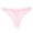 Pink, variant on Women's Plus Size Low Waist Thong Briefs, Women Panties, Women's Solid Color Low Seamless Breathable Soft Thong Panties Briefs for Everyday Wear Pink, L