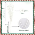thumbnail image 6 of Gogcaro 30 Packs Christmas Glitter Berries Stems,17 Inch Gold Artificial Christmas Picks for Festival Holiday Crafts and Home Decoration (White), 6 of 7