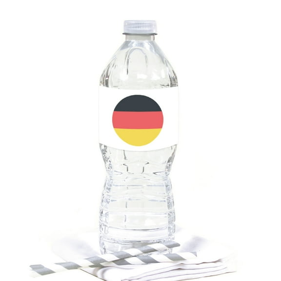 Global World Flag Party Collection, Hanging Paper Pennant Banner with String, Germany