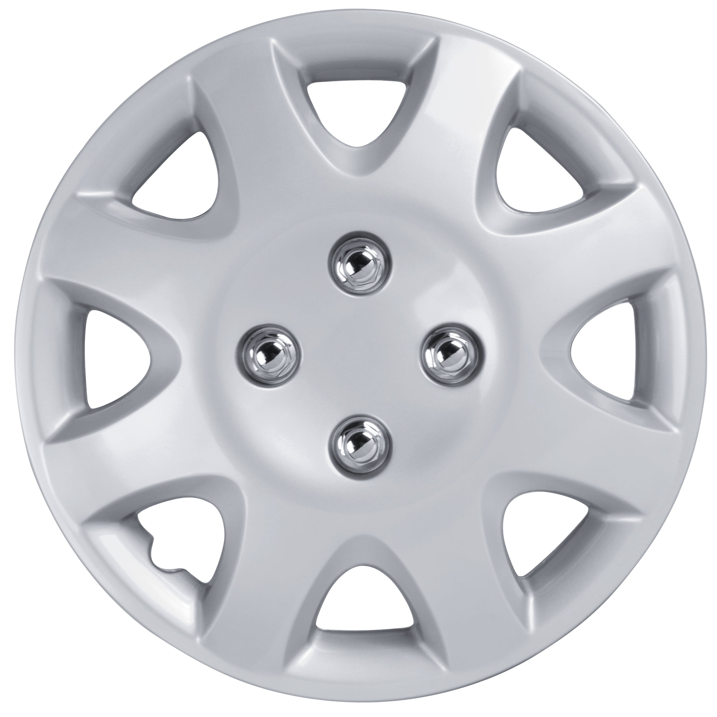 (4-Pack) BDK Premium Hubcaps 14" Wheel Rim Cover Hub Caps OEM Style Replacement Snap On Car Truck SUV - 14 Inch Set