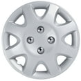 thumbnail image 2 of Silver Hubcaps Wheel Covers for Honda Civic 1998-2002 (14 inch) – Four (4) Pieces Corrosion-Free & Sturdy – Full Heat & Impact Resistant Grade – Replacement 4-Pack, 2 of 7