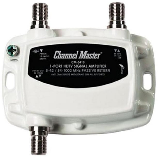 Channel Master CM3410 1Port Signal Distribution Amplifier Walmart