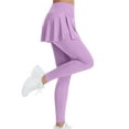 thumbnail image 4 of LLYwey Yoga Pants Women Fashion Sport Casual Solid Full Casual Yoga Long Pants Plus Size Sweatpants Female Long Pant Style H2270 Purples M, 4 of 4