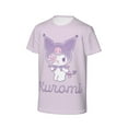 thumbnail image 3 of Boys Girls Kuromi And My Melody Shirt Graphic T-Shirt Crewneck Short Sleeve 3d Colorful Tops Tees, 3 of 6