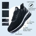 thumbnail image 5 of MAYKX Men's Running Shoes - Lightweight Flyknit Breathable Upper with Cushioned Cotton Insole, Shock-Absorbing Outsole for Running, Gym & Daily Wear, 5 of 6