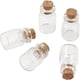 thumbnail image 3 of 20 frascos de vidrio transparente para cuentas, botellas de vidrio con tapón de corcho, botellitas de vidrio transparente., 3 of 4