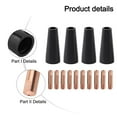 thumbnail image 4 of Flux Core Gasless Nozzle Tips Kit,for MIG Welding Contact Tip 0.8mm for 15AK, 4 of 7