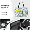 thumbnail image 3 of Honeii Winter Wonderland Light Blue for Tote Bag with Adjustable Strap,Beach Bag, Waterproof Sandproof Beach Tote Bag, Large Capacity Foldable Beach Bags, 3 of 7