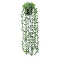 thumbnail image 3 of Artificial Hanging Plants & Faux Flowers for Outdoor Planters, Long Trailing Silk Vine Baskets, UV Resistant Artificial Flowers for Outdoors for Porch Patio Front Door Decor, 3 of 3