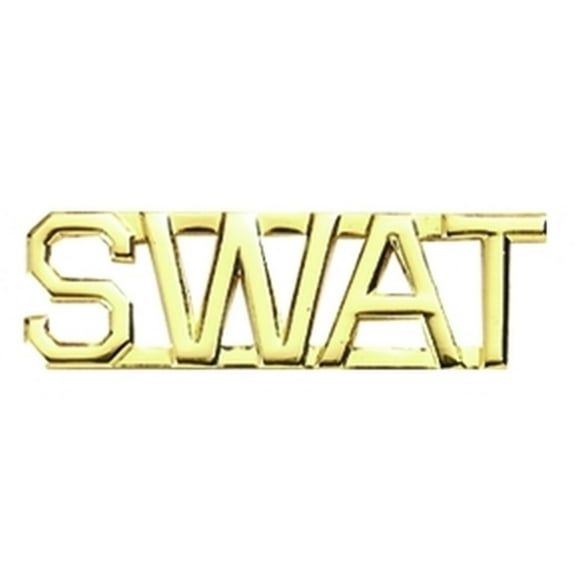 SWAT Die Struck Letters, 2 Posts  Clutch Backs, Pairs, 3/8 High