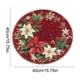 thumbnail image 3 of Diatomite Christmas Placemats Absorbent Washable Table Mats for Holiday Dining Party Dinner Table Setting Non-Slip Reusable Rubber Western Placemats for Family Gatherings Festive Decor, 3 of 6