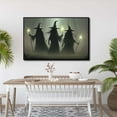 thumbnail image 2 of JFHCQJPK Witch in the Forest Halloween Print Wall Art Poster Witch Decor Vintage Print Dark College Wall Art Victorian Gothic Room Decor Canvas Wall Print8x12in Metal blackFramed, 2 of 8
