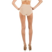 Barbra Womens Panties Seamless High Waist Brief Small to Plus Sizes Multi-Pack