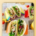 thumbnail image 6 of 1PC Colorful Taco Holder Stands,Premium Large Taco Tray Plates Holds Up To 3 Or 2 Tacos Each,Pp Health Material Very Hard And Sturdy, Dishwasher & Microwave Safe,Taco Bar Serving Set For A Party, 6 of 7