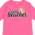 thumbnail image 4 of Inktastic Hawaiian Pineapple Aloha Beaches Boys or Girls Long Sleeve Toddler T-Shirt, 4 of 5