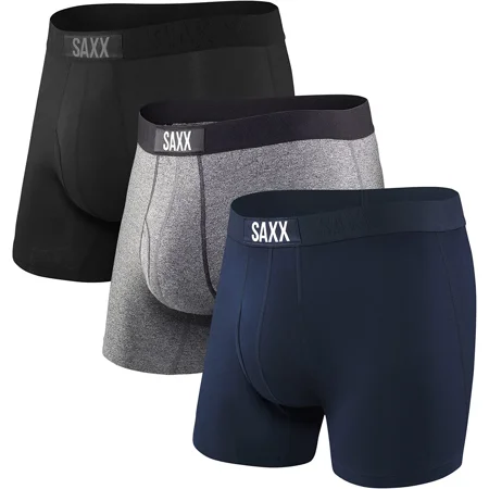 

SAXX Men s Underwear - Ultra Super Soft Boxer Briefs with Fly and -in Pouch Support - Underwear for men of 3