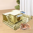 thumbnail image 2 of Bobasndm Durable Hamster Villa DIY Assembled   Hamster Toy   Exercise Training, 2 of 7