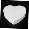 thumbnail image 4 of OULII Heart Shaped Foam Cake Dummy: Fake Heart Cake Model For Wedding Birthdays Display Decorating Crafting Projects, 4 of 8