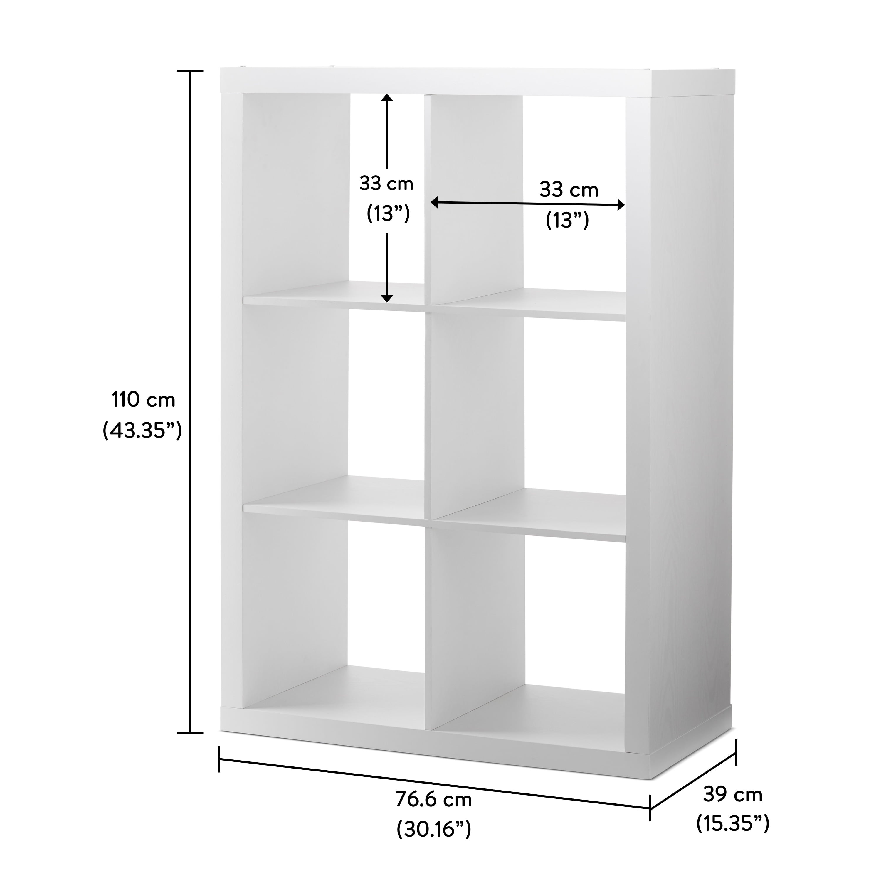 Better Homes & Gardens 6-Cube Storage Organizer