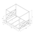 thumbnail image 3 of Rosedale Metal Canopy Bed, 3 of 9