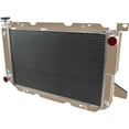 thumbnail image 3 of ECMRAD 3 Rows Racing Radiator Compatible for Ford F150 F250 F350 1985-1997 5.0l 5.8l 7.5l full Aluminum, 3 of 9