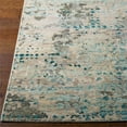 thumbnail image 3 of Surya Biscayne BSY-2308 72 x 108" Rectangle Wool Rug in Teal Blue/Charcoal/Taupe, 3 of 7