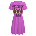 thumbnail image 5 of Fantasy Football Last Place Award Punishment Dress Summer Street Style Dresses Female Short Sleeve Printed Sundress, 5 of 7