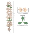 thumbnail image 3 of ShengapQ Artificial Maple Leaf Vines, Decorative Vines for Thanksgiving, Halloween Home Decor, Flexible Garland for Fireplace and Door Frame, Reusable Autumn Decorations, Seasonal Party Accessories, 3 of 6