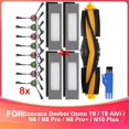 thumbnail image 1 of Replacement Parts for Ozmo T8/T8 /N8/N8 Robot Vacuum Cleaner Main Brush Side Brush Filter, 1 of 5
