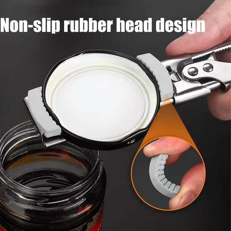 Jar Opener Adjutsable Bottle Opener for Weak Hands Non-Slip Can