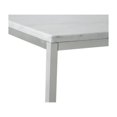 thumbnail image 2 of Magnussen Home Esme White Marble And Brushed Nickel Rectangular Cocktail Table, 2 of 6