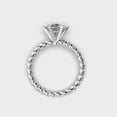 thumbnail image 4 of 1 Carat Beautiful IGI Certified Lab Grown Diamond Engagement Ring for Women 10K White Gold | Round Cut Solitaire Diamond Rings | Size 7 Diamond-Capitals, 4 of 8