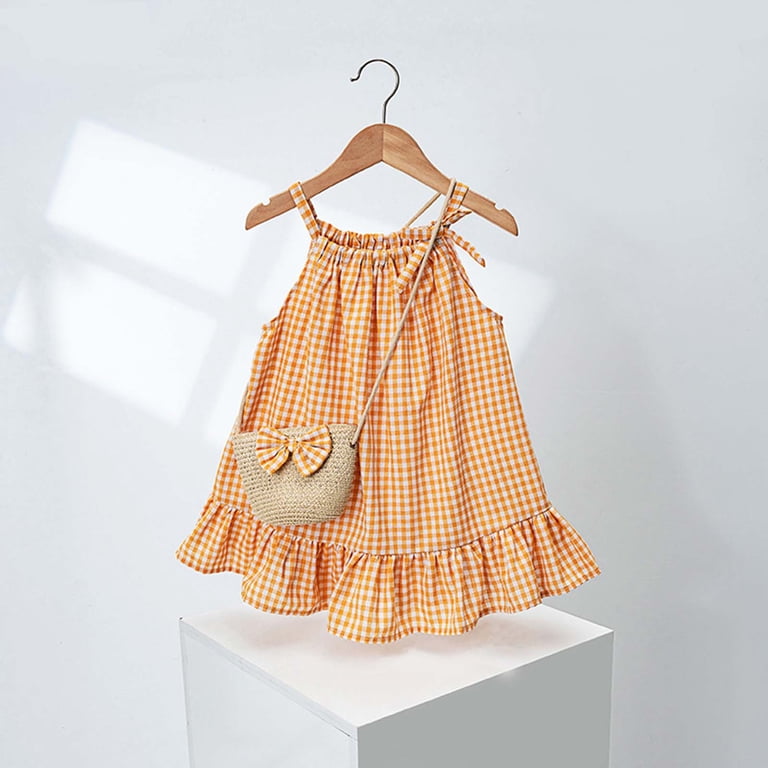 3t orange dress Gubotare Girls Dresses Graduation Little Toddler Girl Outfit Puffy Sleeve Heart Dress Cute Princess Dresses Spring Clothes 2T 3T (Orange,2-3 Years),