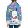 thumbnail image 2 of Sanrio Pochacco Kids' Hoodie 3d Print Sweatshirt Soft Pullover Hooded With Big Pockets Fans Gifts For Boys Or Girls Small, 2 of 7