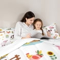 thumbnail image 4 of jejeloiu Cute Cattle Sheep Twin Bedding Sets 7-Piece,Farm Animal Bedding Comforter Set,Rustic Farmhouse Cabin Sheet Sets For Boys Girls,Ultra Soft Home Decor, 4 of 8