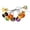 A001- Yellow, variant on LED String Lights Halloween 40 LED 19.7ft Multishape Pumpkin Ghost Mummy Witch Black Cat Bat USB Powered Yellow Decorative Lights for Indoor Outdoor Halloween Party Haunted House Decoration