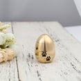 thumbnail image 5 of Handcrafted Waterproof Stainless Steel Small Gold Pet Cremation Urn for Ashes Holder Dog Paw Print Memorial Ash Container Keepsake with Free Gift Pouch, 5 of 9