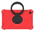 thumbnail image 5 of Dteck Case for Samsung Tab A 8.0 SM-T290/T295 2019, Kids Friendly EVA Rugged Shell Foldable Kickstand 360 Degree Rotayable Versatile Hand-full Ring Shockproof Anti-drop Lightweight Case, Red, 5 of 10