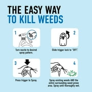 Roundup Dual Action Weed and Grass Killer Plus 4 Month Preventer with QuickHand, 1.5L