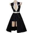 thumbnail image 2 of Uzui Tengen Black Metal Button Sexy Dress Suit for Women, 2 of 7