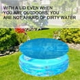 thumbnail image 4 of Mistaha Couverture de Piscine Ronde en Forme de Cœur Bleue, Imperméable et Durable pour la Rétention de Chaleur et la Protection contre les Débris, 4 of 7