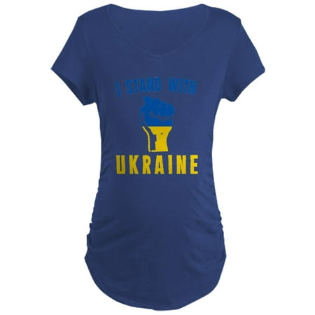 

CafePress - I Stand With Ukraine Maternity T Shirt - Maternity Dark T-Shirt