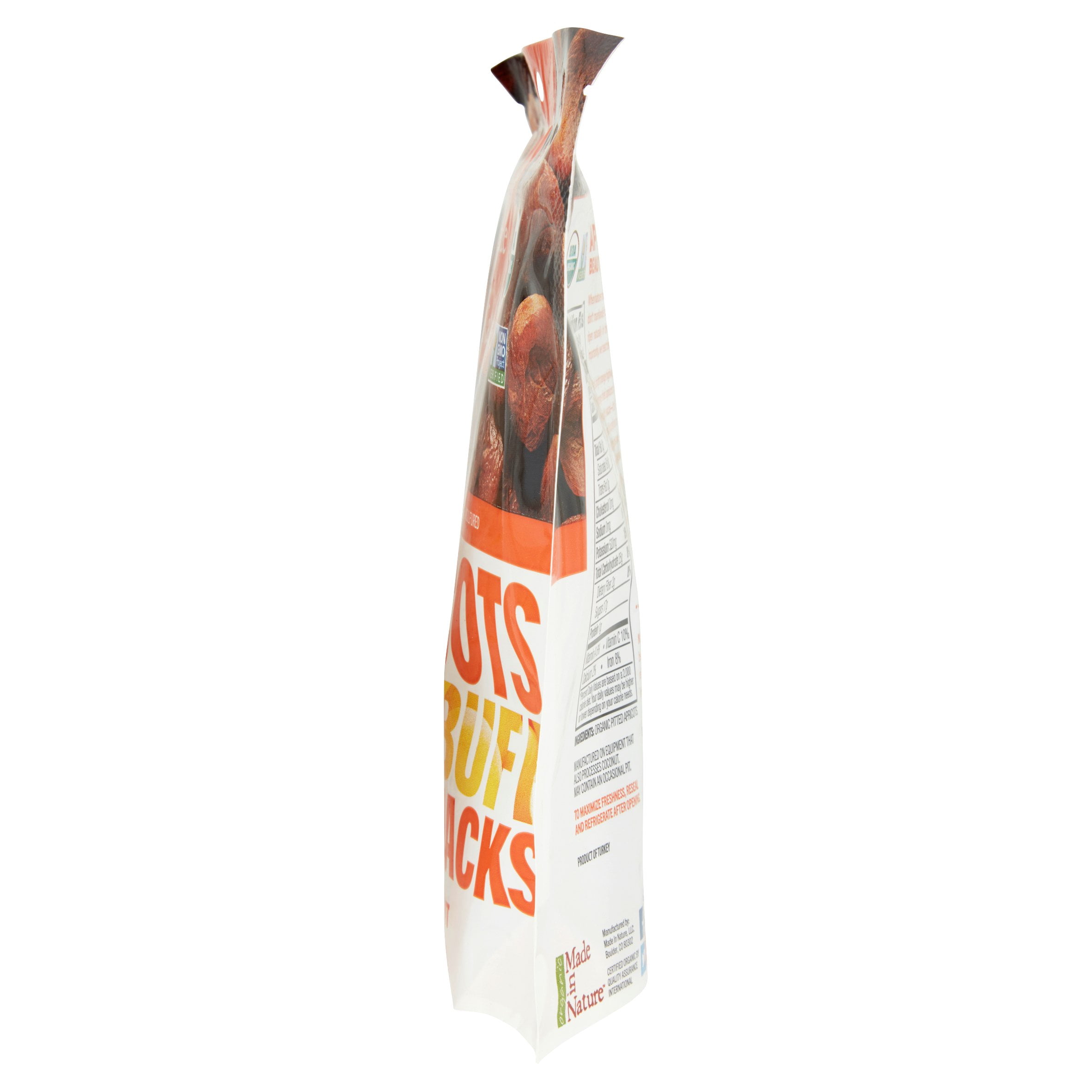 Made in Nature Organic Dried Fruit Super Snacks, Apricots in the Buff