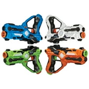 GPX Laser Tag Set of 4 Blasters and 4 Vests