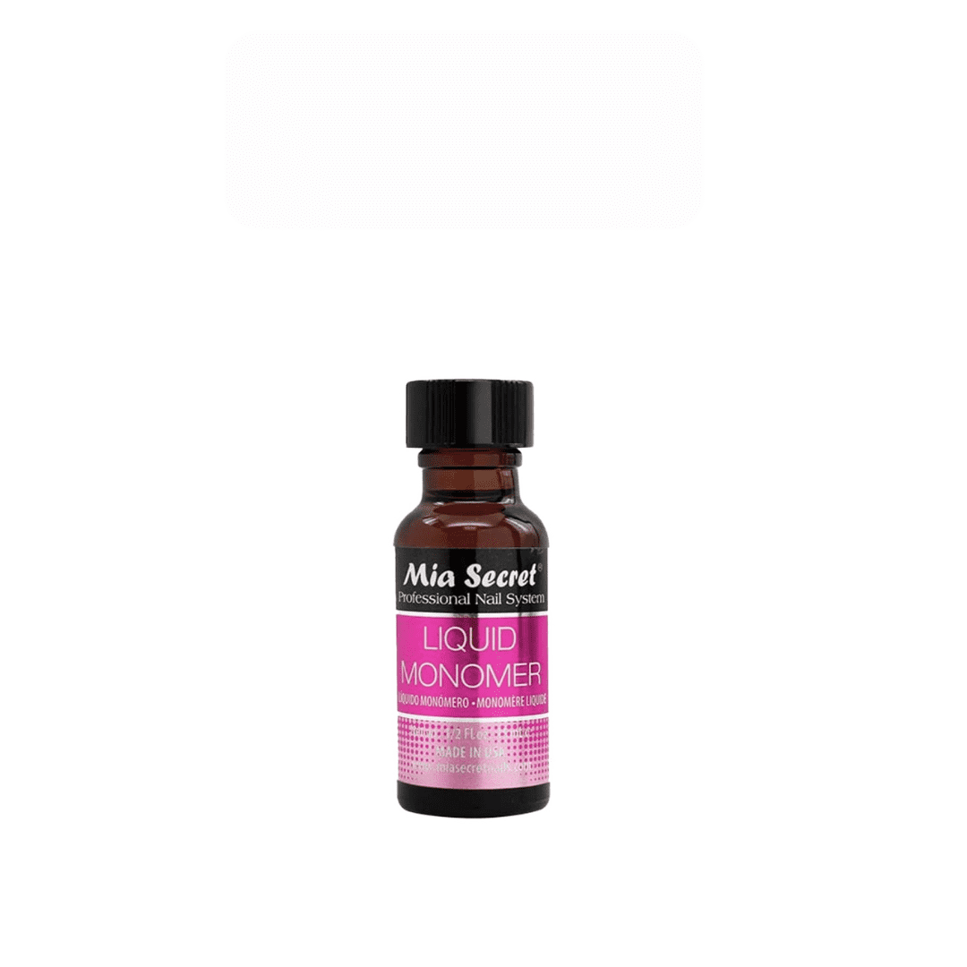 Mia Secret - Liquid Monomer 0.5 fl oz. + Clear Acrylic Powder 0.25 oz + Nail Prep 0.25 fl oz.+ Xtrabond 0.25 fl oz. + Luxury Base & Top Gel + Gel Cleanser 2oz - COMBO