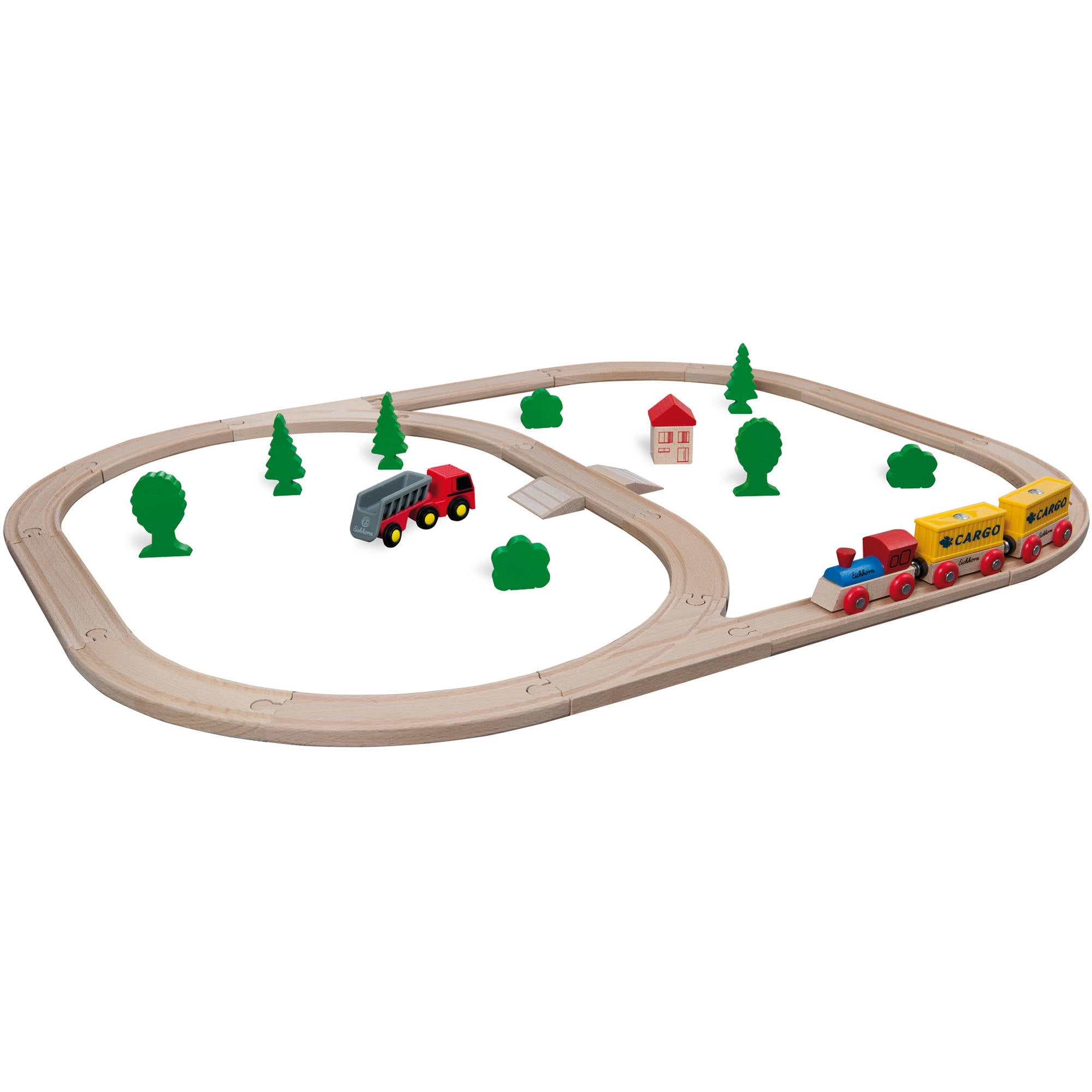 walmart wooden train set