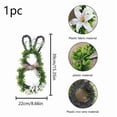 thumbnail image 1 of Couronne de Noël 复活 pour Porte d'Entrée – Guirlande Décorative Réutilisable en Forme de Lapin pour Porche, Cheminée, Fenêtre, Restaurant, Hôtel Ou Fête, 1 of 8