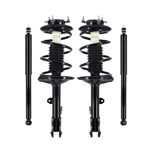 Set of 4 Front Quick Strut-Coil Spring-Rear Shock For 2000-2005 Toyota Rav4 FWD