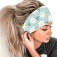 thumbnail image 3 of Pavied Head Scarf Headbands for Women Women Print Headband Elastic Head Wrap Hair Band Bandana Headband Hair Bands for Women'S Hair Bandanas for Women Blue One Size, 3 of 4