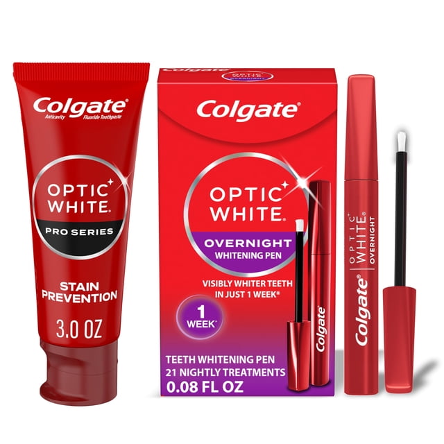 Kit de blanqueamiento dental Colgate Optic White Overnight